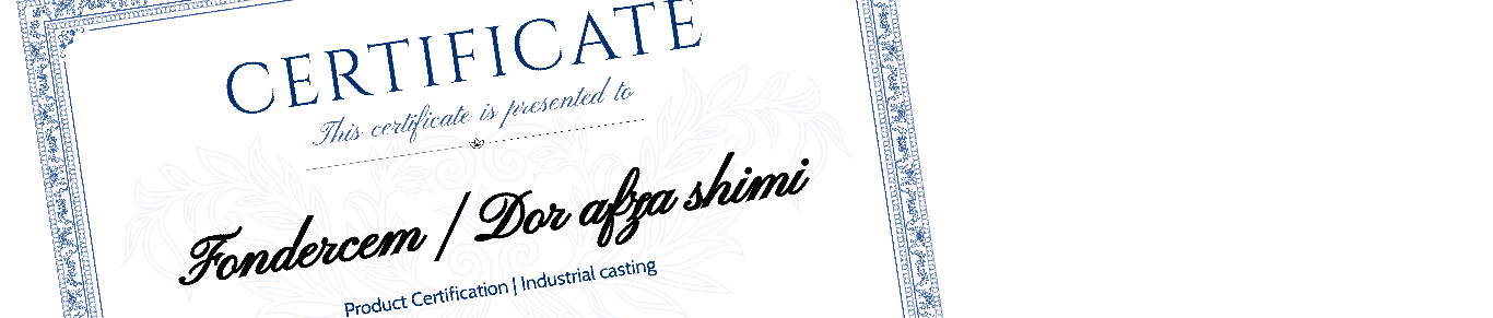 تاییدیه ها و گواهینامه های فنی شرکت دُر افزا شیمی